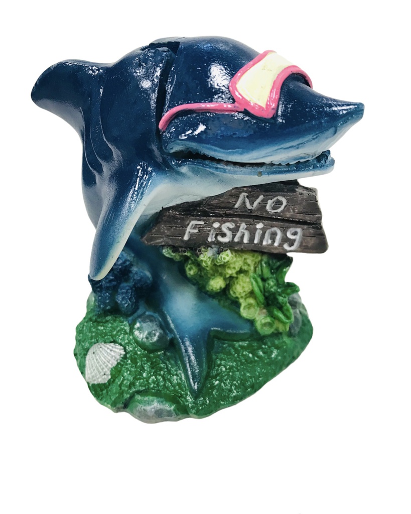 ADORNO ACUARIO RESINA NO FISHING 5&quot;