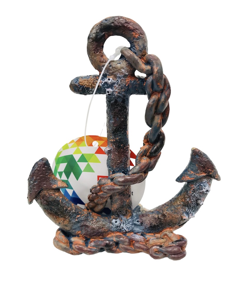 ADORNO ACUARIO RESINA ANCLA SMALL 5&quot;