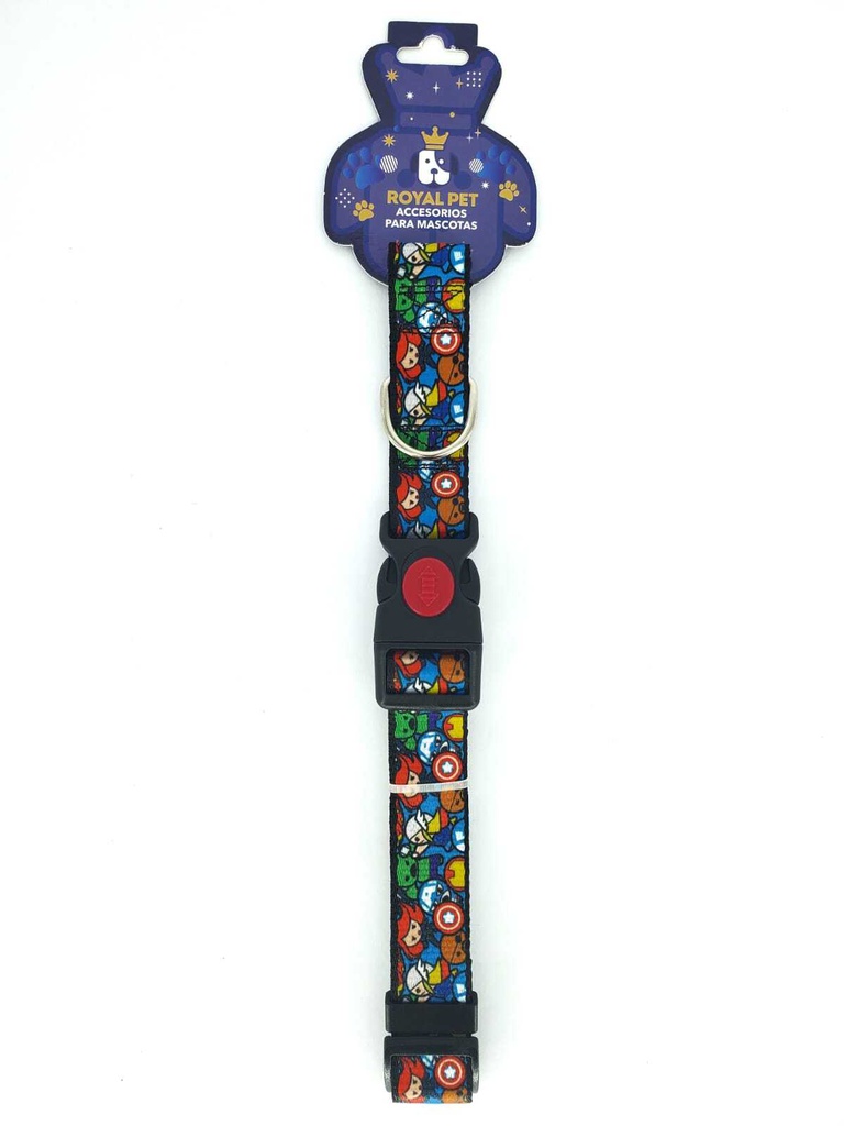 COLLAR NYLON AJUSTABLE M 3/4&quot;X11&quot;-16&quot; MAHERO