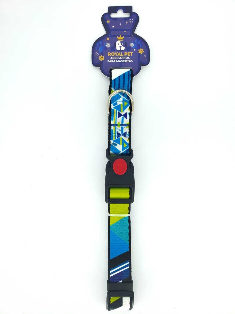 COLLAR NYLON AJUSTABLE M 3/4&quot;X11&quot;-16&quot; RUSIA