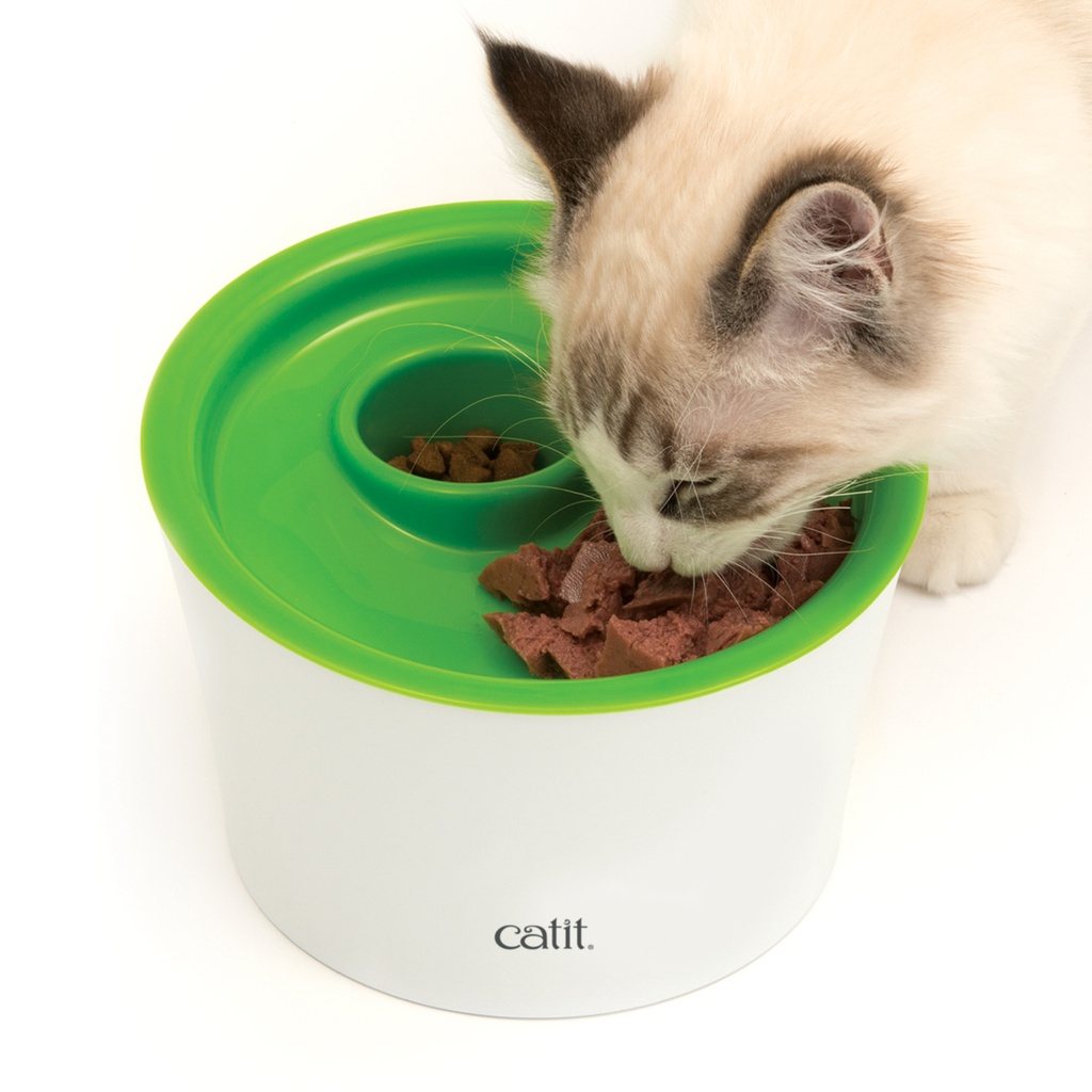 COMEDERO INTERACTIVO P/GATO 3/1
