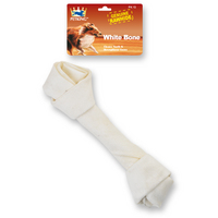 HUESO PERRO ANUDADO BLANCO 8&quot;