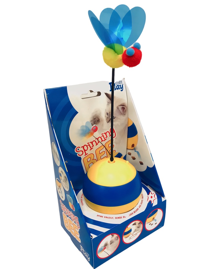 JUGUETE GATO SPINNING BEE