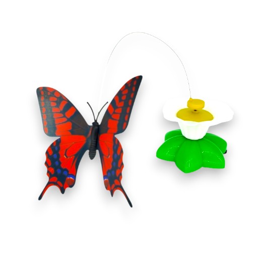 JUGUETE GATO SPINNING BUTTERFLY