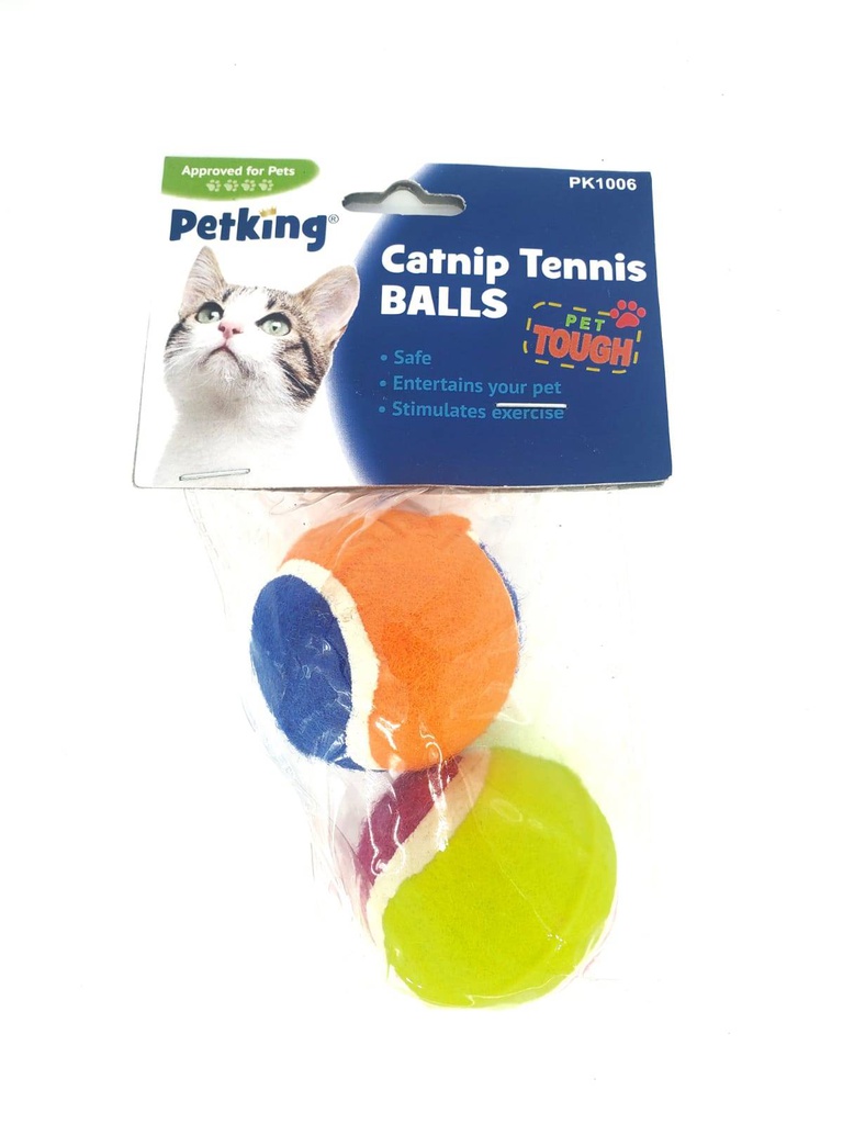 JUGUETE GATO BOLA DE TENIS 2/1