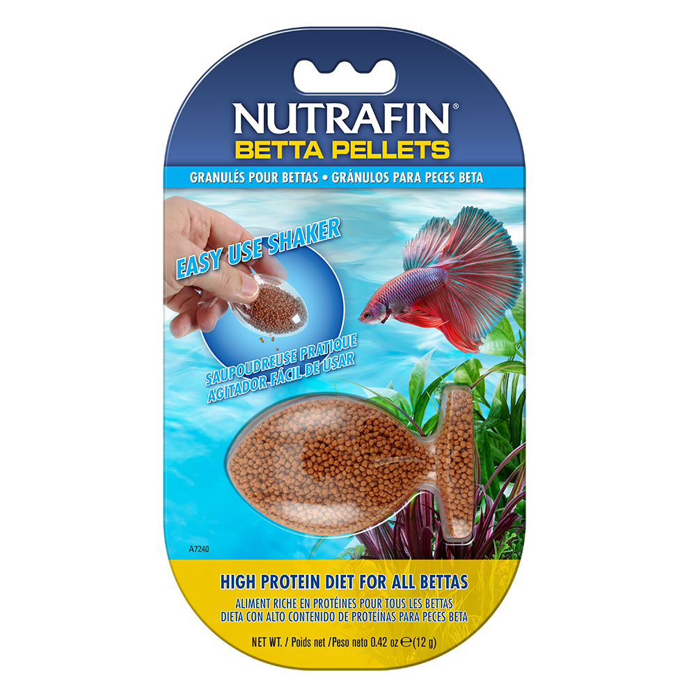 ALIMENTO PECES NUTRAFIN PELLETS P/BETTAS 12 GR