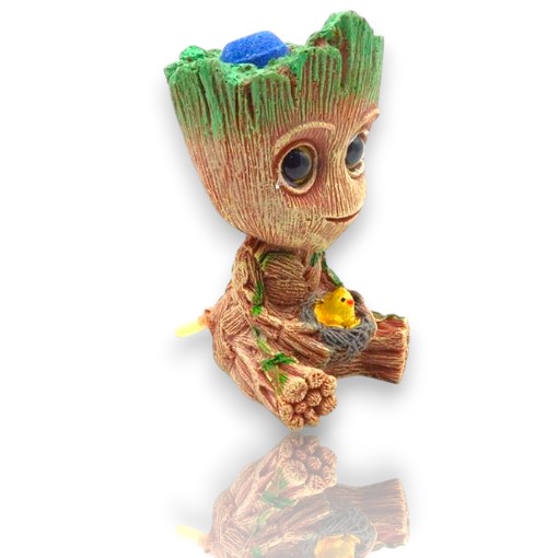ADORNO ACUARIO RESINA BABY GROOT 5&quot;