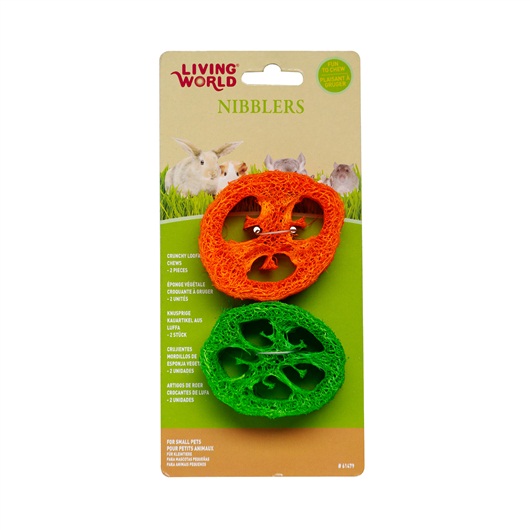 JUGUETE P/ROEDORES ESPONJA VEGETAL 2/1