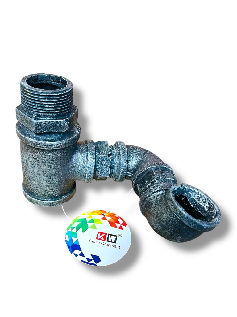 ADORNO ACUARIO RESINA TUBERIA DE AGUA 7&quot;