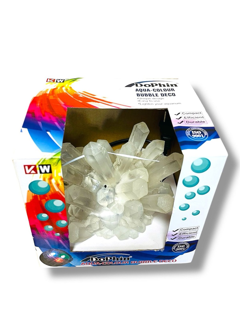 ADORNO ACUARIO CRISTAL DIFUSOR LED