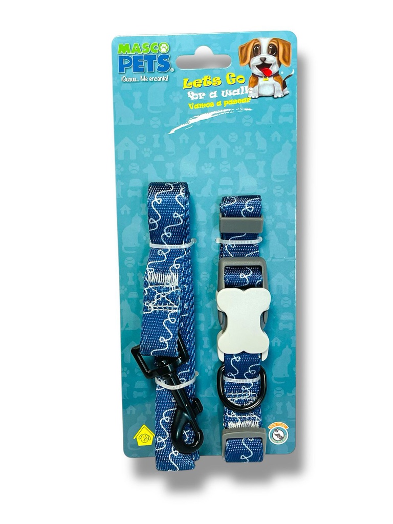 PASEADOR Y COLLAR AJUSTABLE MEDIUM/LARGE