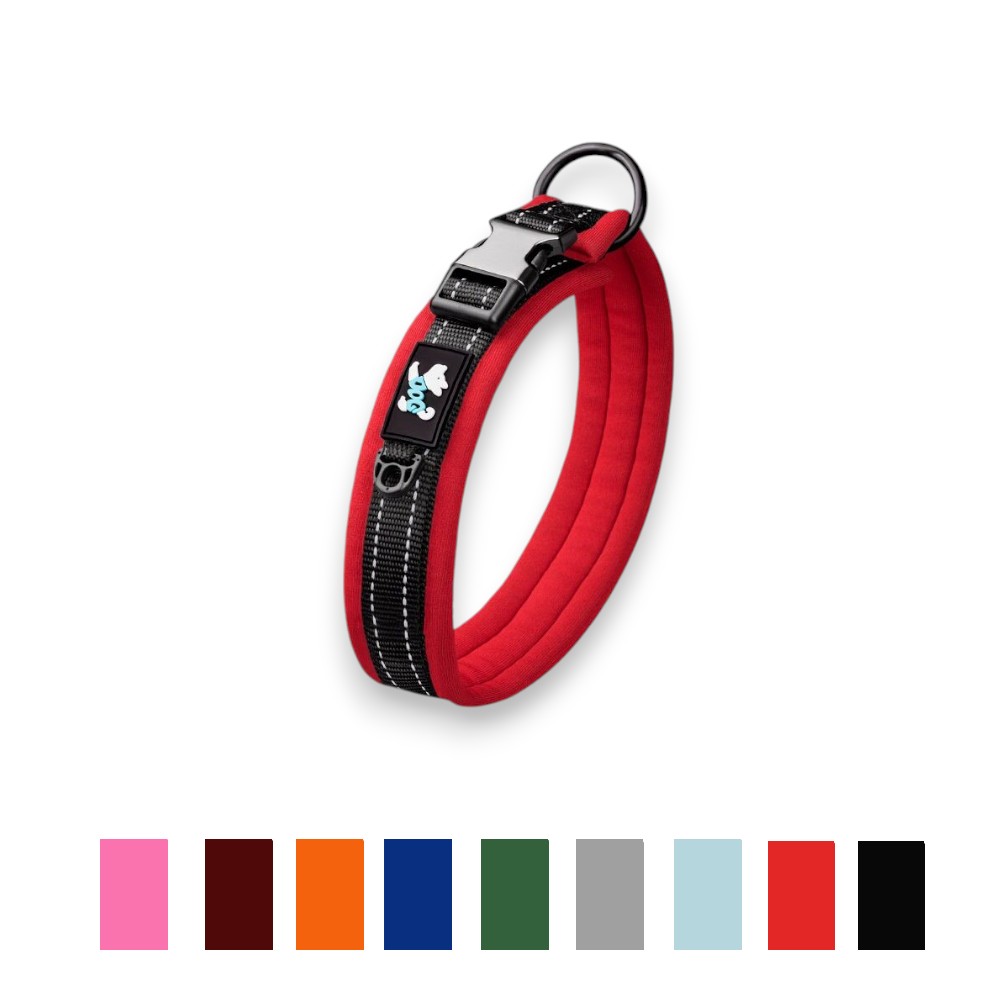 COLLAR NYLON AJUSTABLE REFLECTIVO
