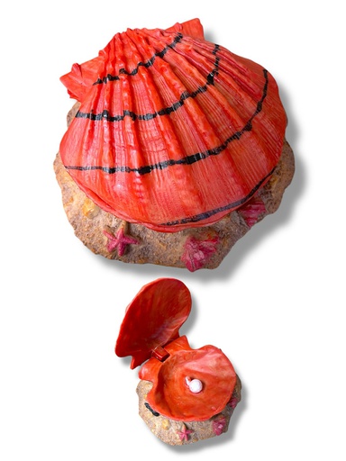 [CH-3307A] ADORNO ACUARIO CONCHA AEREA MEDIUM 5&quot;