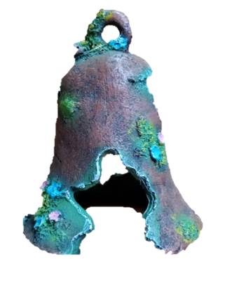 [25298] ADORNO ACUARIO RESINA CAMPANA SMALL 5&quot;