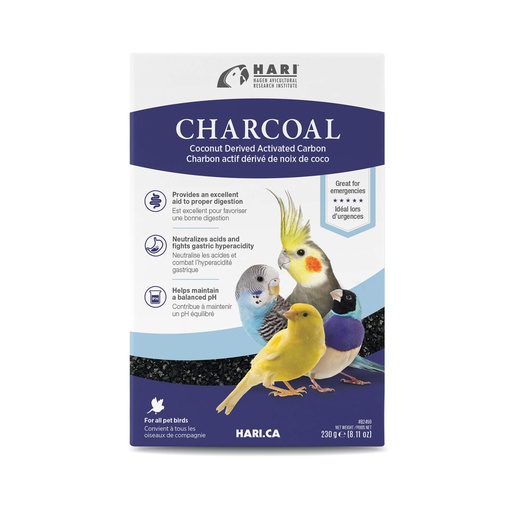 [B-2459] CARBON DIGESTIVO P/AVES 8.11 OZ