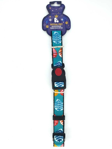 [23915] COLLAR NYLON AJUSTABLE S 1/2&quot;X9&quot;-12&quot; HAWAII