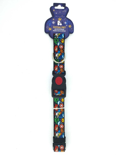 [23963] COLLAR NYLON AJUSTABLE S 1/2&quot;X9&quot;-12&quot; MAHERO