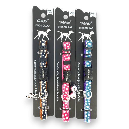 [N001] COLLAR NYLON AJUSTABLE S 3/8&quot; 9&quot;-12&quot; SURTIDO