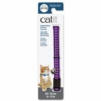 [55182] COLLAR GATO NYLON AJUSTABLE CASCABEL 3/8&quot;X8-13&quot; MORADO