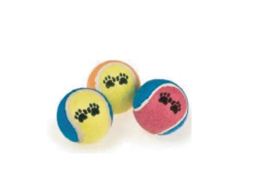 [10071] JUGUETE GATO Y PERRO BOLA DE TENIS 3/1