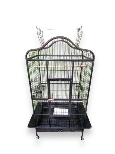 [BE-16] JAULA AVE XL TECHO ONDULADO C/ABERTURA (31&quot;X22&quot;X62&quot;)