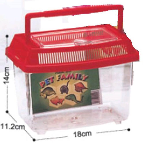 [PT-180] PECERA PLASTICA MINI FRENTE CURVO