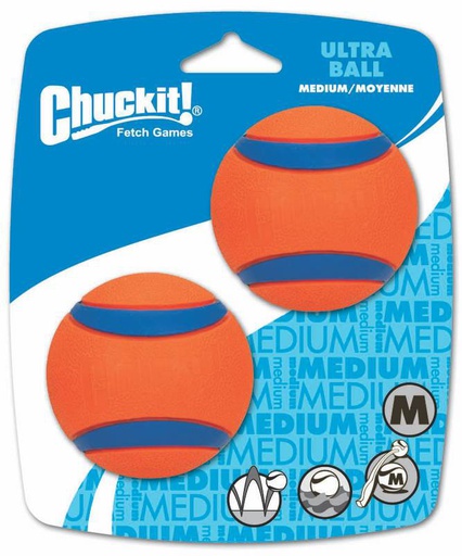 [17001] JUGUETE PERRO PELOTA DE GOMA MEDIUM 2/1