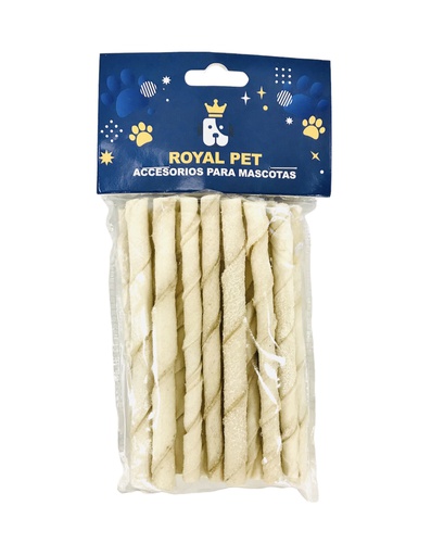 [AT-96] HUESO PERRO PALITOS BLANCO 20/1 5&quot;