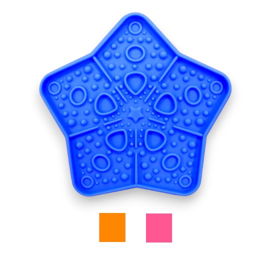 [30598] PLATO SILICON FORMA DE ESTRELLA 7&quot;