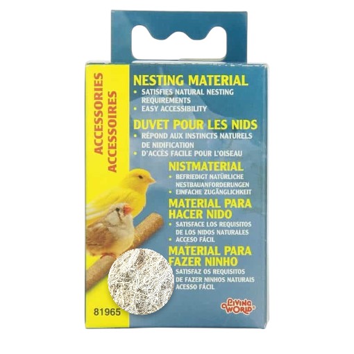 [81965] MATERIAL P/NIDO DE AVE FIBRA NATURAL 450G
